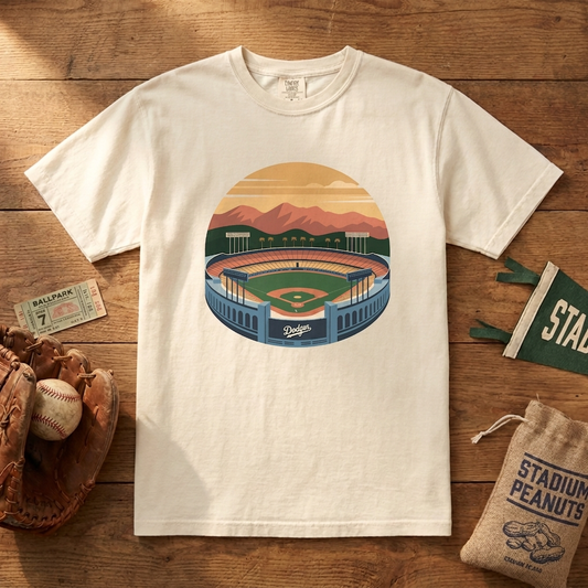 Dodger Stadium — Chavez Ravine Sunset